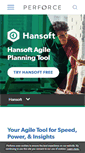 Mobile Screenshot of hansoft.com